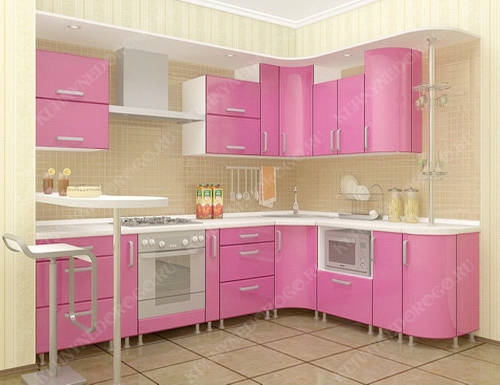 цветные кухни в районе Ивановское
